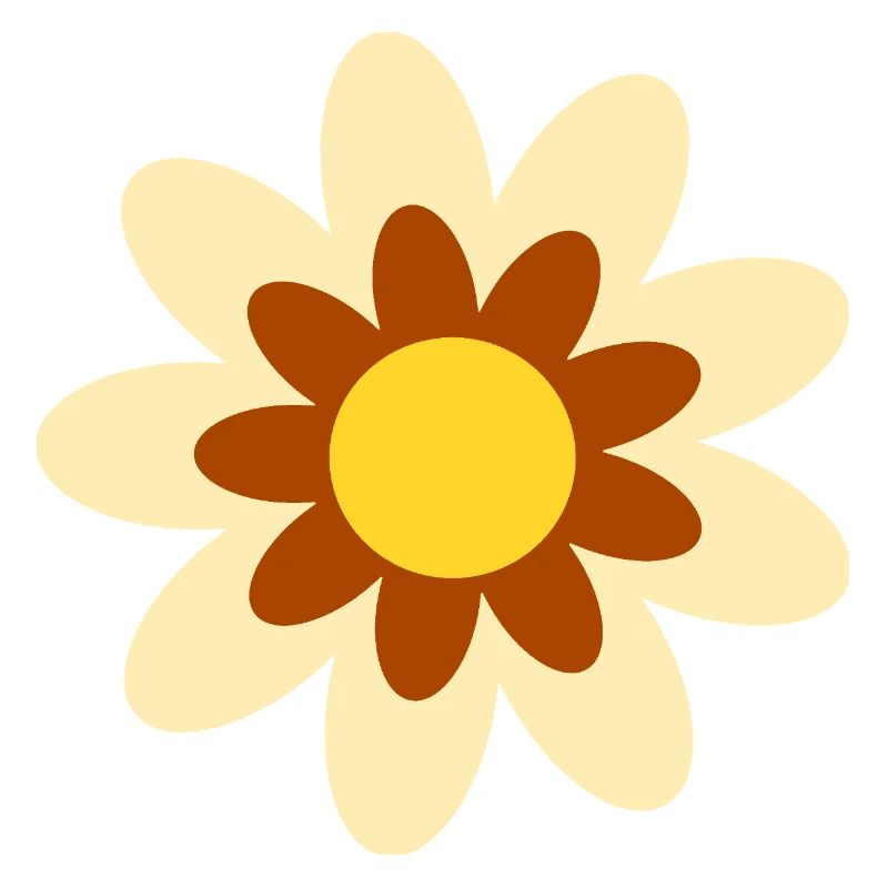 70s Flower Pattern Hippie Gift