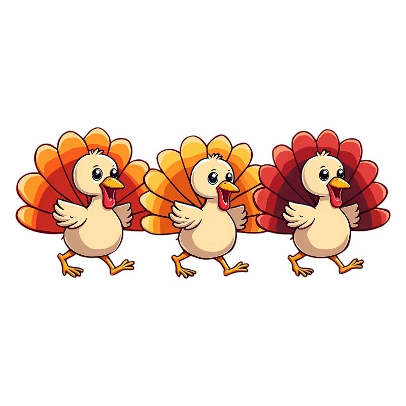 Bébé dinde de Thanksgiving