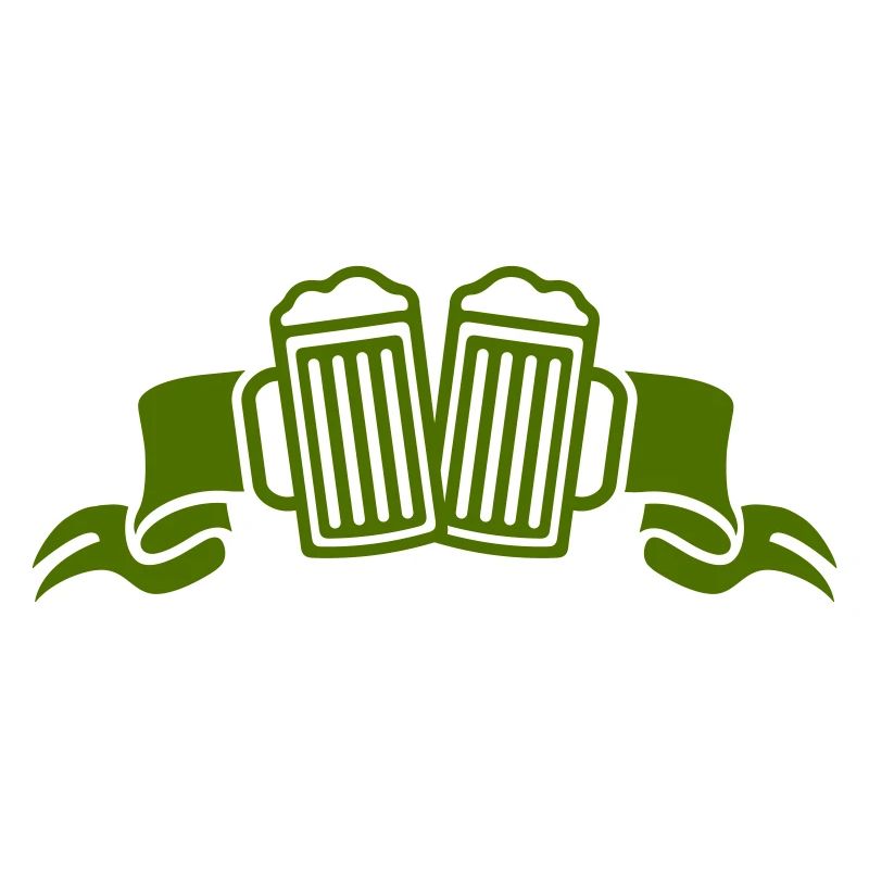 Zwei Biergläser Stoß