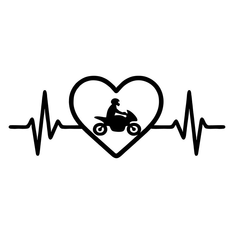Motorrad Herz Biker