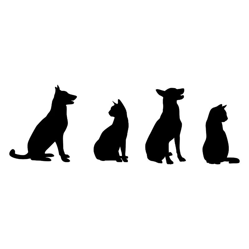 Katzen und Hunde