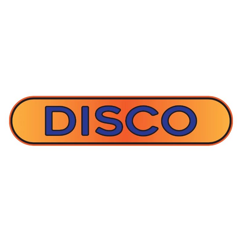 Disco Neon Retro Abzeichen