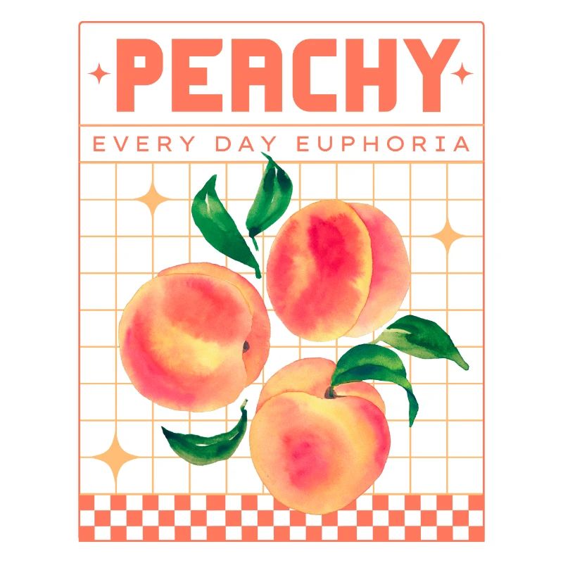 Peachy Euphoria – Retro Obst-Ästhetik