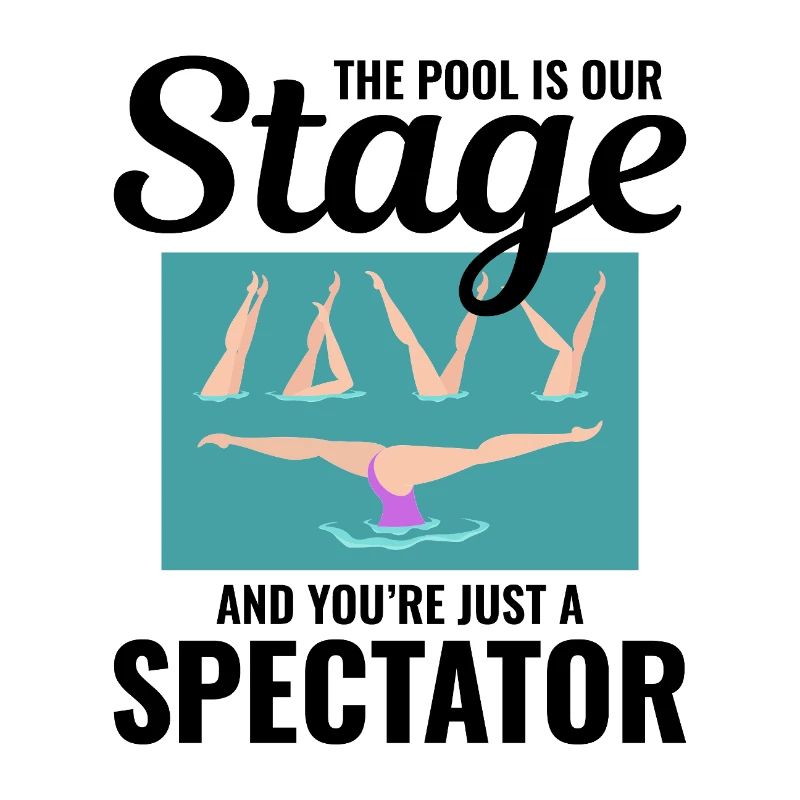 Nageurs synchronisés en eau libre