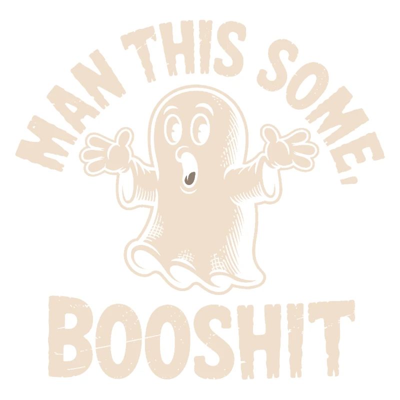 Funny Ghost Booshit Halloween