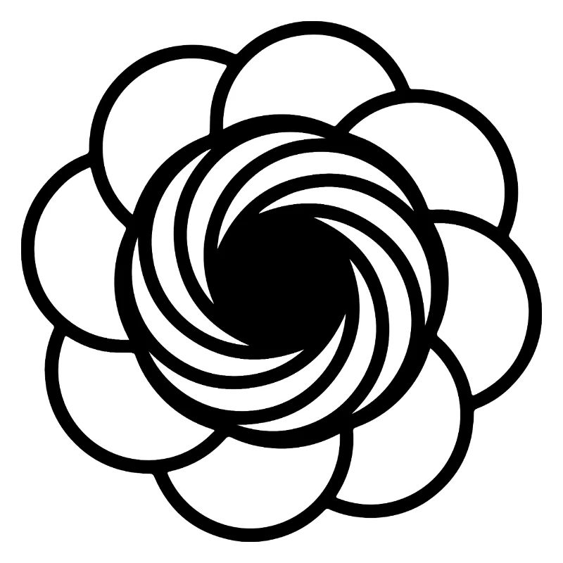 Fleur de vortex cosmique