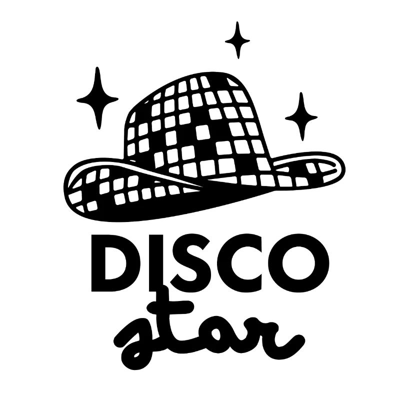 Disco Star Hat Logo