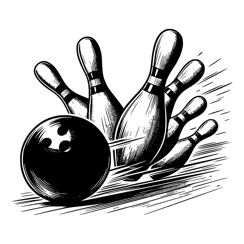 Lancer de boules de bowling dynamique sur des quilles