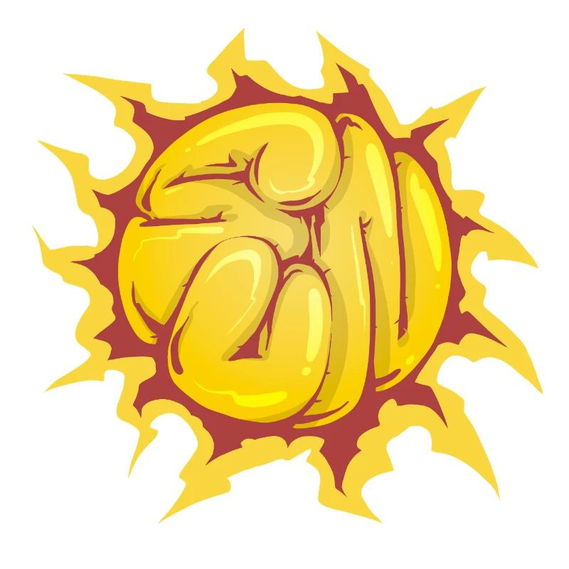 Graffiti-Sonne