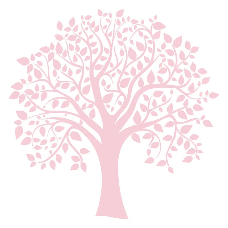 Icon Pink Jumbo Tree Print Silhouette