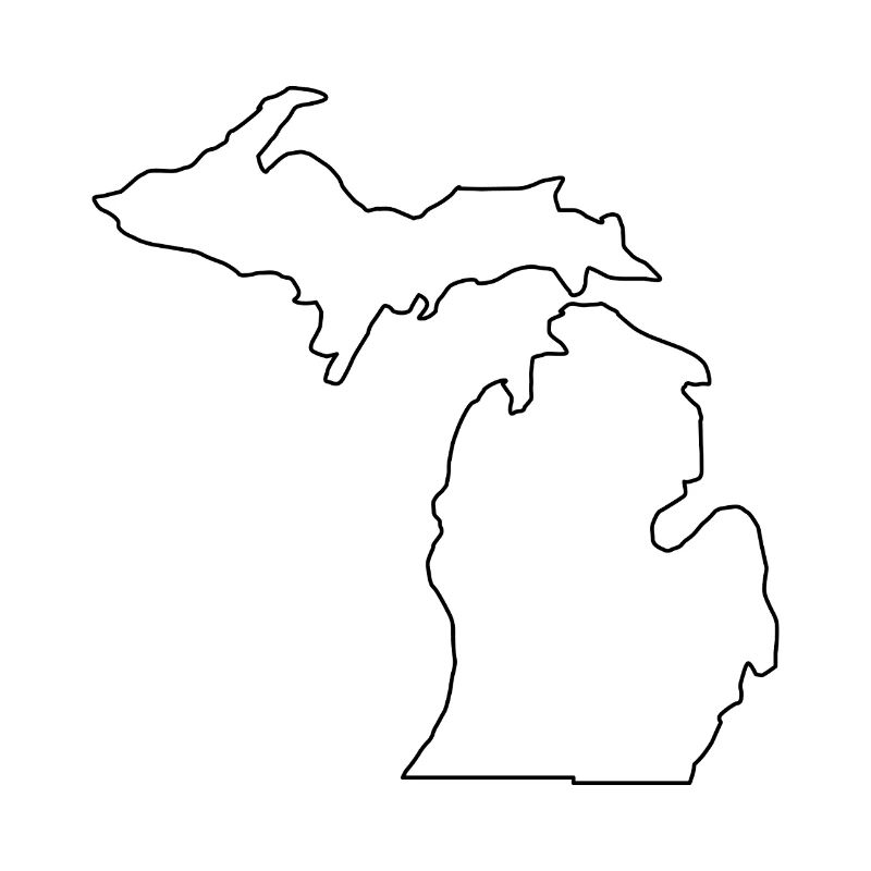 Michigan map