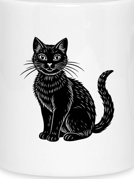 Schwarze Katze
