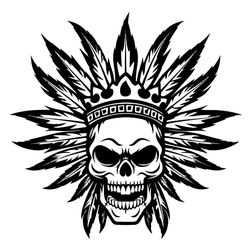 Häuptling Apache TotenIndianer