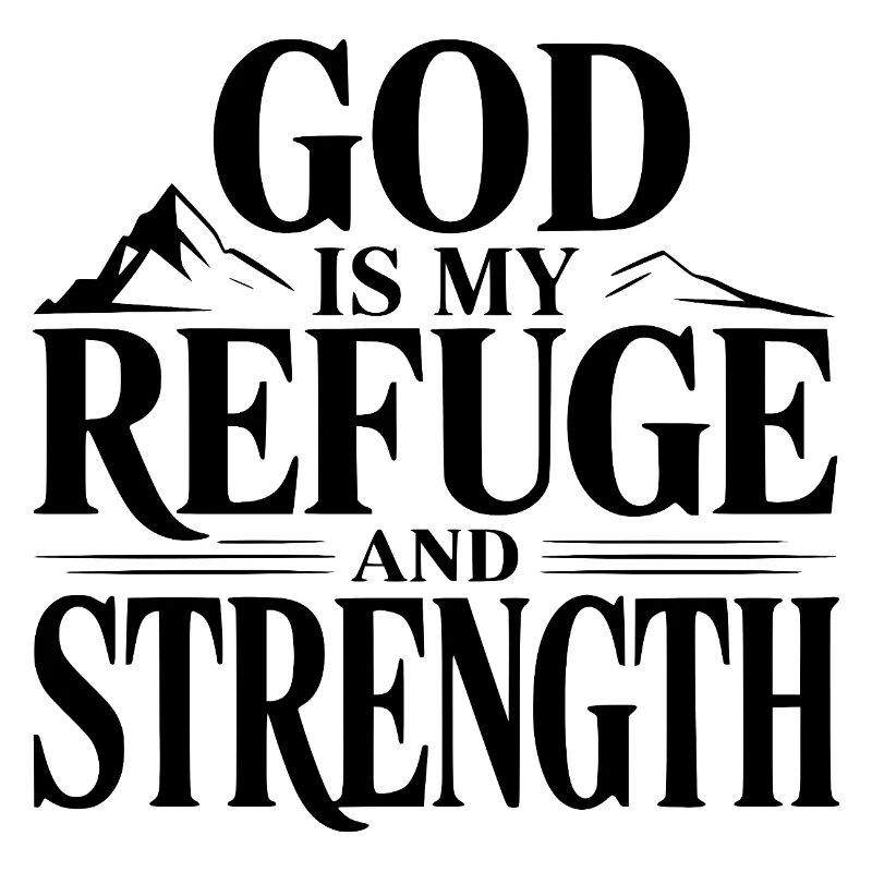 Dieu est mon refuge et ma force