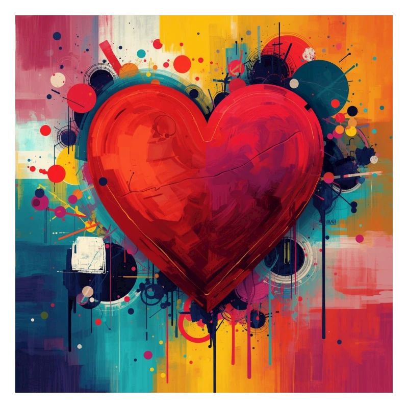 Vivid Heart Graffiti