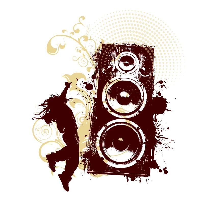 Gravure Sonore Grunge Doré