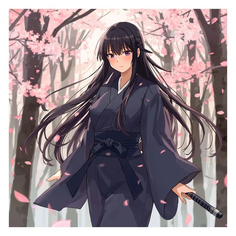 Sakura Samurai im Wald