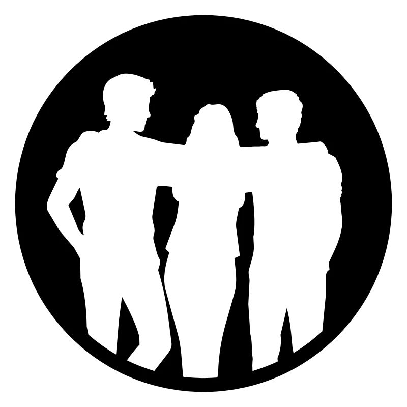People Group Silhouette Friends Team Together