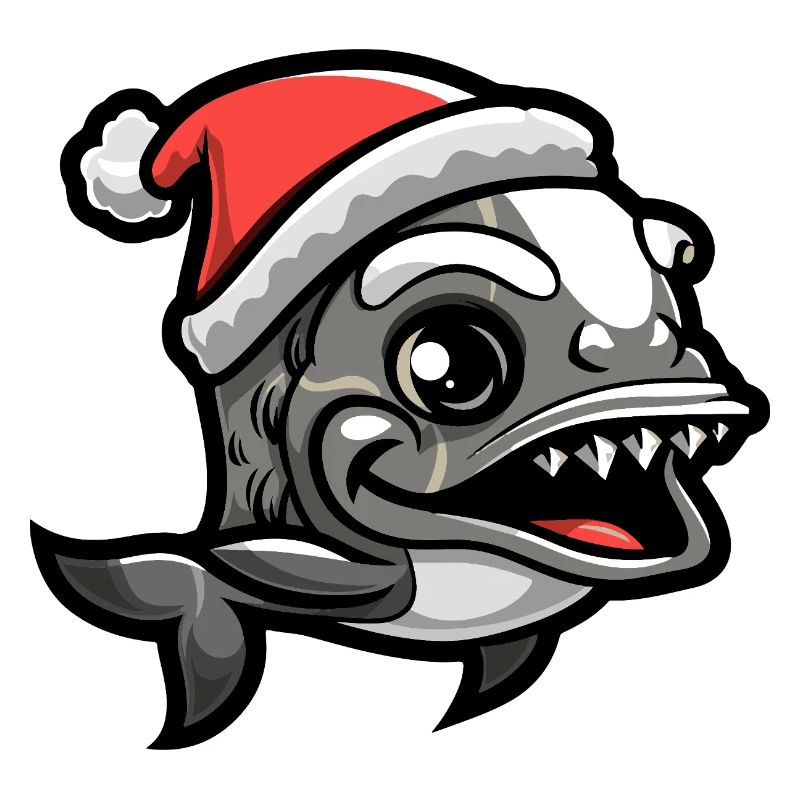 Noël de poisson piranha