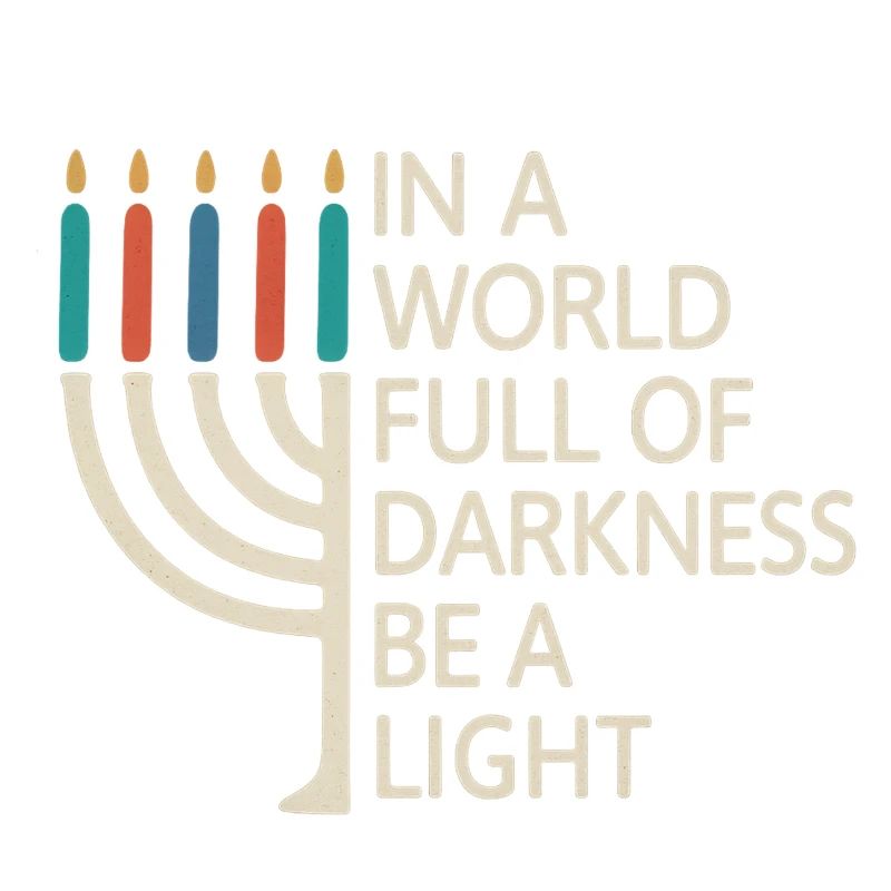 Sei ein Licht, fröhliches Chanukka