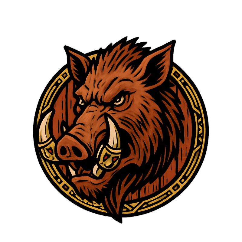 Wilder Eber Ring Tribal Stil