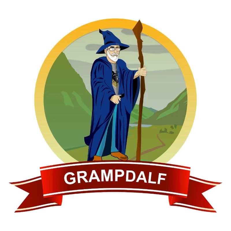Écusson du sorcier de Grampdalf
