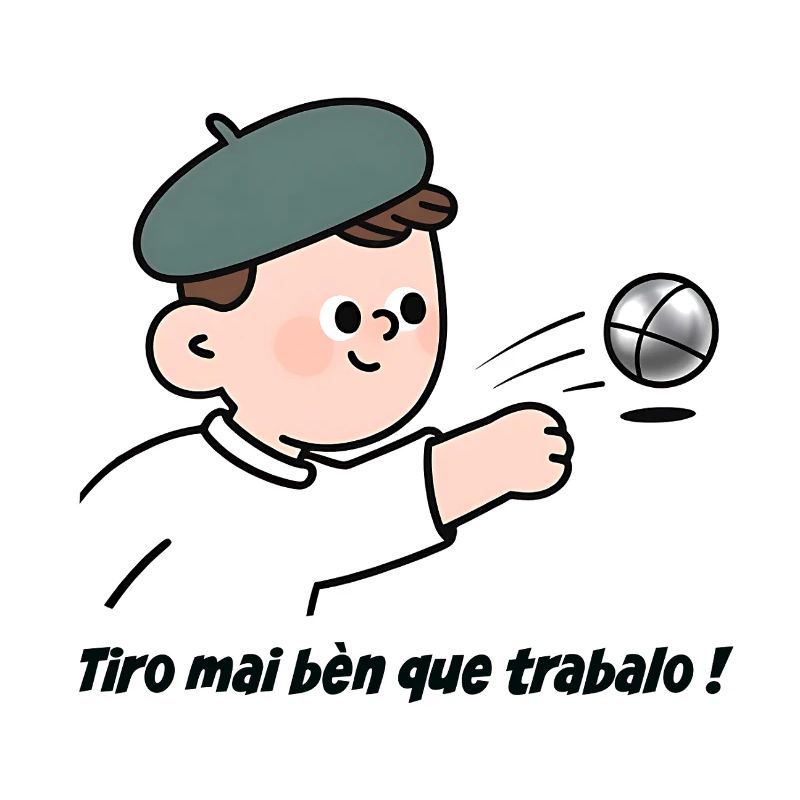 As a pétanque player, I shoot better than I work