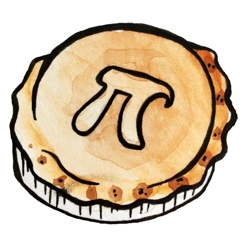 Pi Pie Grafik-Tee