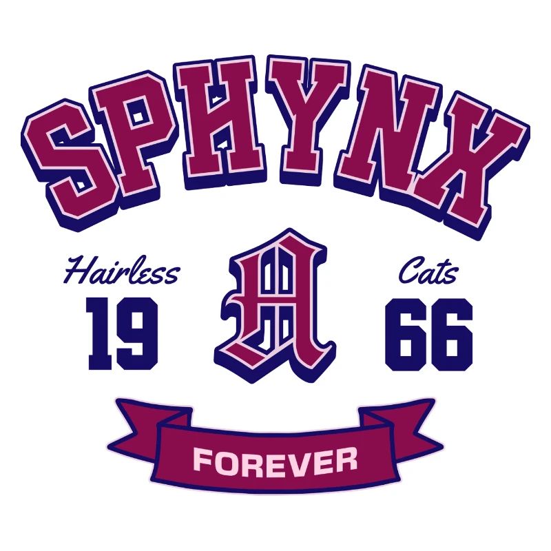 Sphynx Cats Forever Style universitaire classique