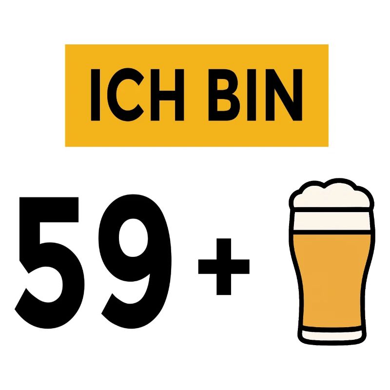 49 + 1 Bier Spruch Männer 50. Geburtstag Geschenk