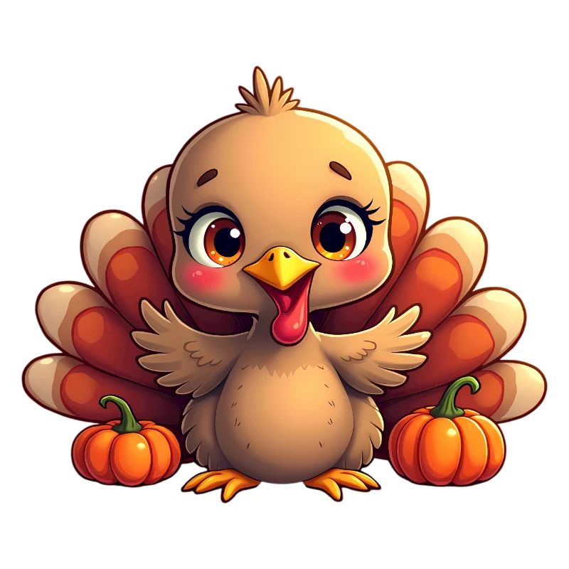 Bébé dinde de Thanksgiving