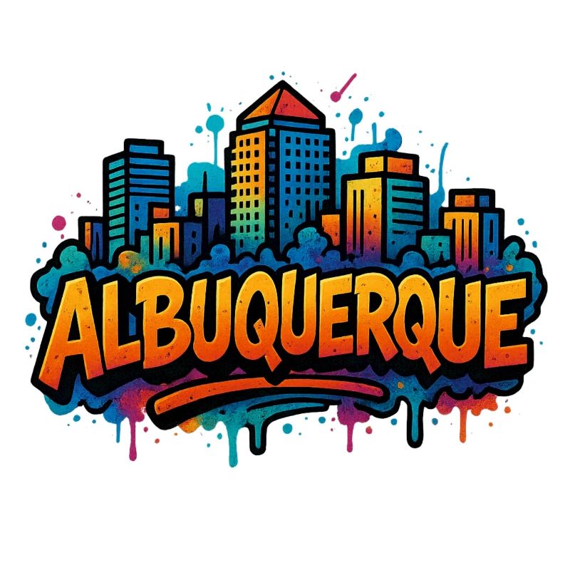 Silhouette de graffiti d’Albuquerque