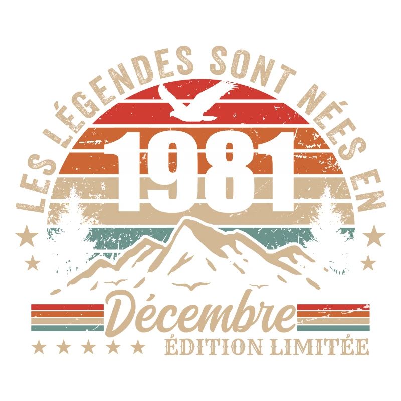 Rétro Décembre 1981 - Cadeau 44 Ans