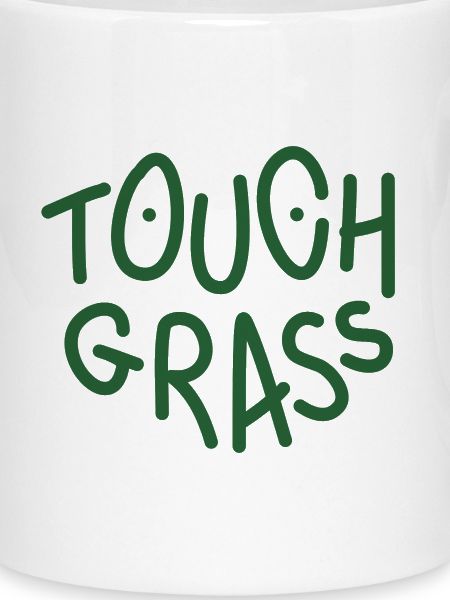 Gras berühren