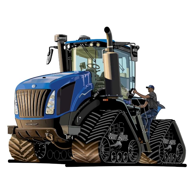 Traktor mit Raupenantrieb