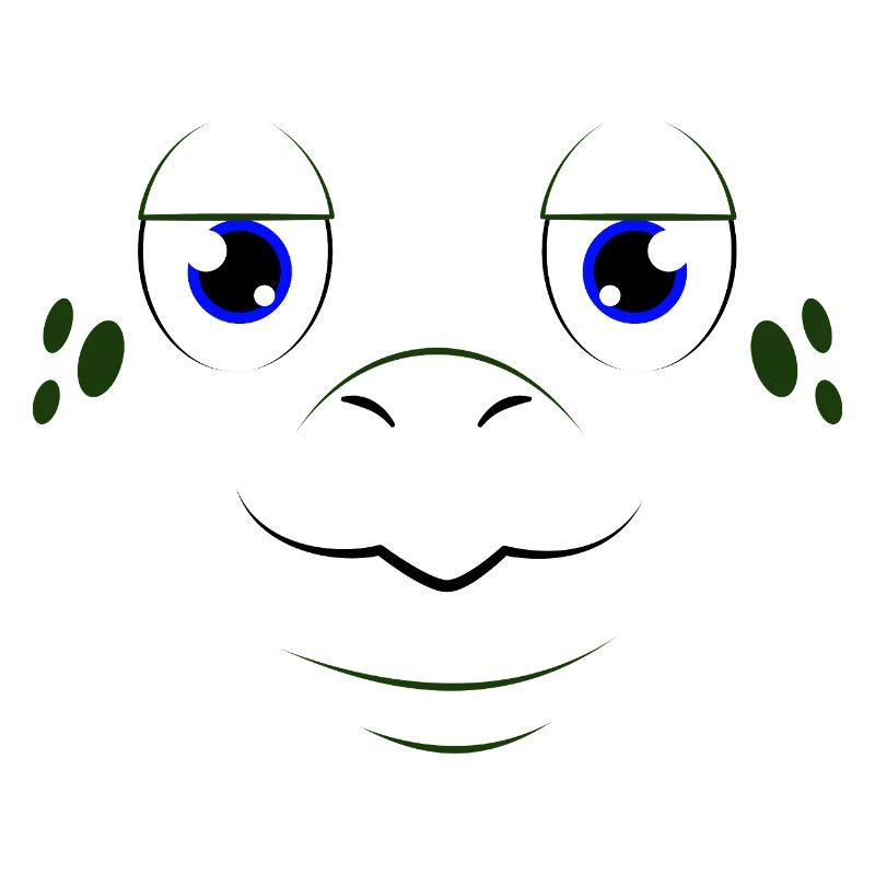 Cute Turtle Face Animal Costume Sea Turtle