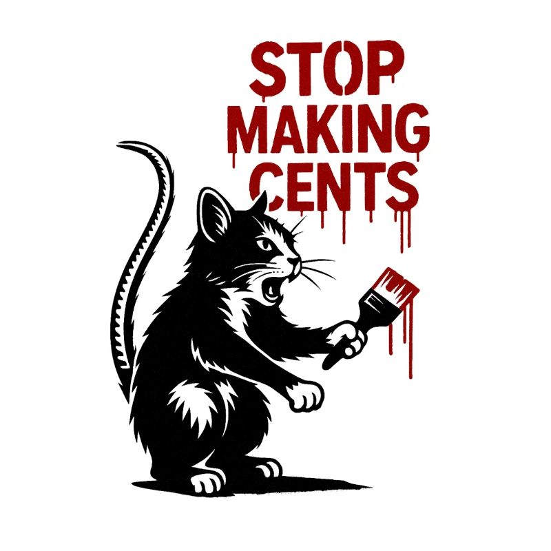 Stop Making Cents Katzengraffiti