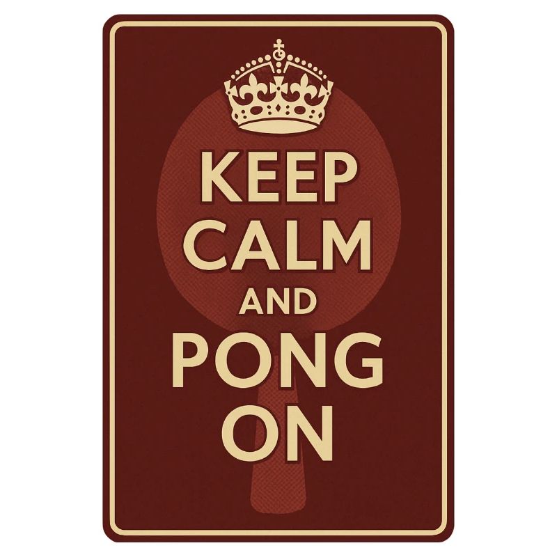 Keep Calm and Pong On / Ping