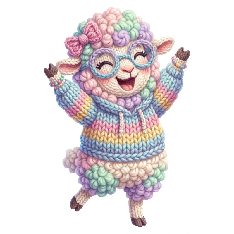 Moutons heureux