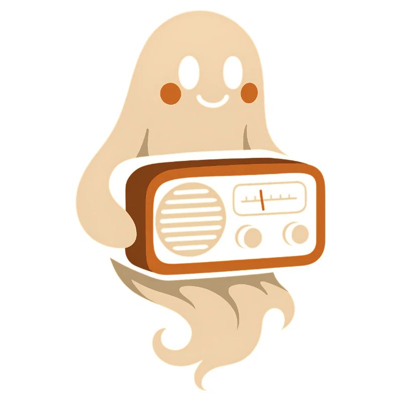 Geist mit Retroradio