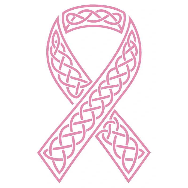 Pink Celtic Ribbon with Bow