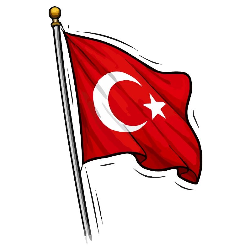 Drapeau de la Turquie