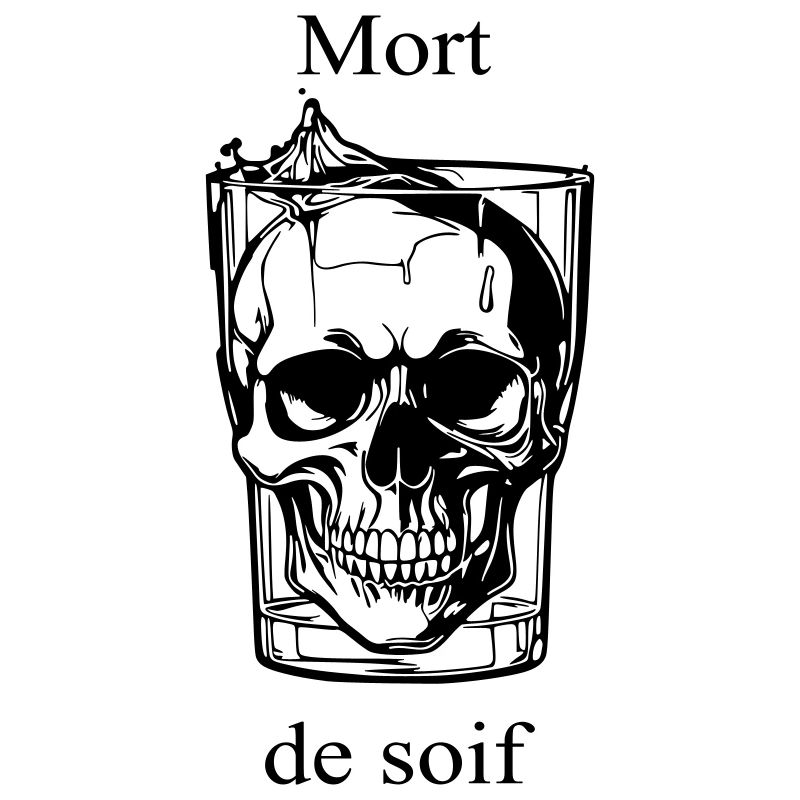 Tete de mort - mort de soif