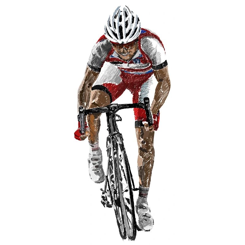 Road Cyclist Sprint