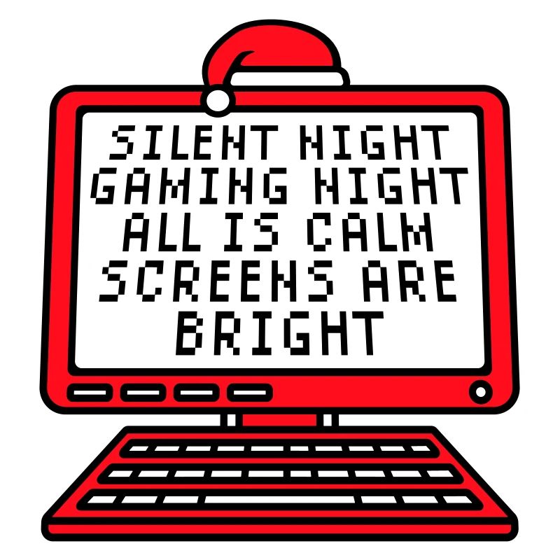 Silent Night Gaming Night All Calm Screens Bright
