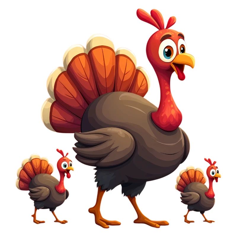 Bébé dinde de Thanksgiving