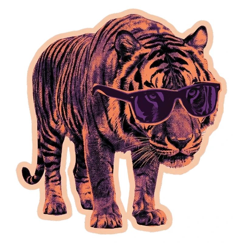 Tiger Sunglasses Risography