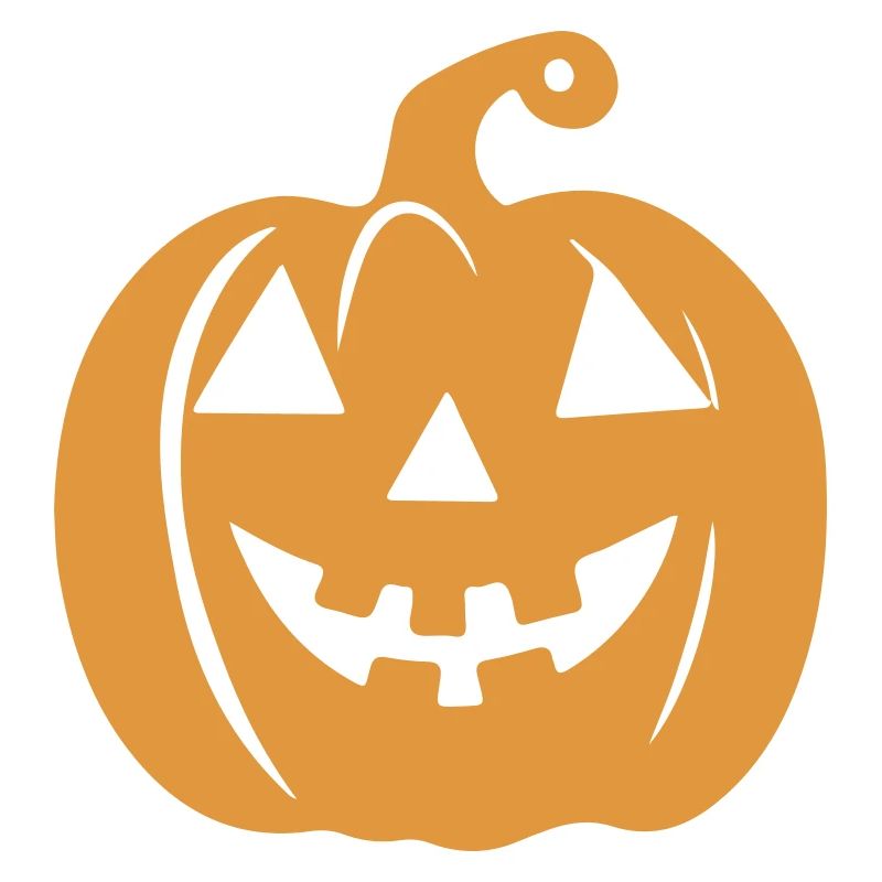 Pumpkin Face Halloween Pattern