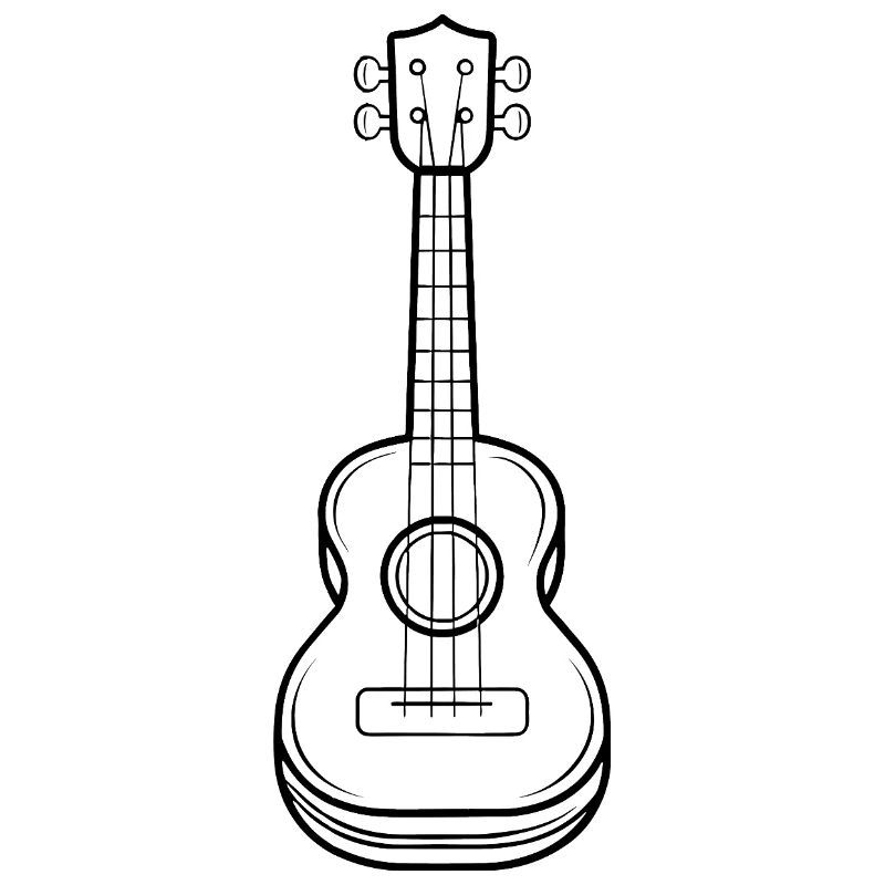 Sketch de ukulélé