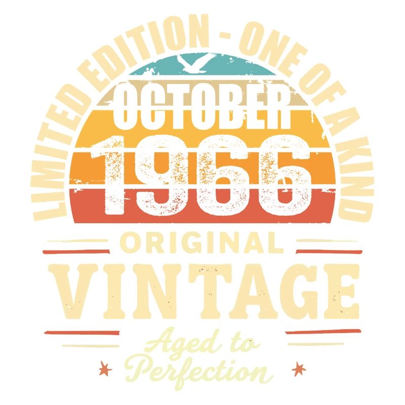 Rétro Octobre 1966 - birthday october 1966